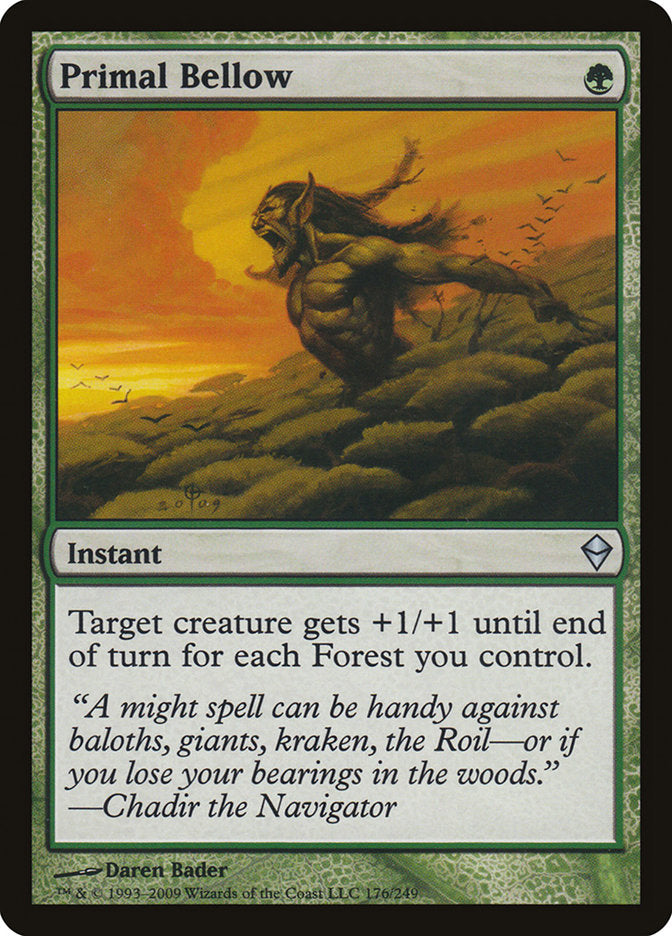Primal Bellow [Zendikar] | Shuffle n Cut Hobbies & Games