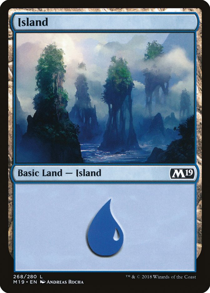 Island (268) [Core Set 2019] | Shuffle n Cut Hobbies & Games