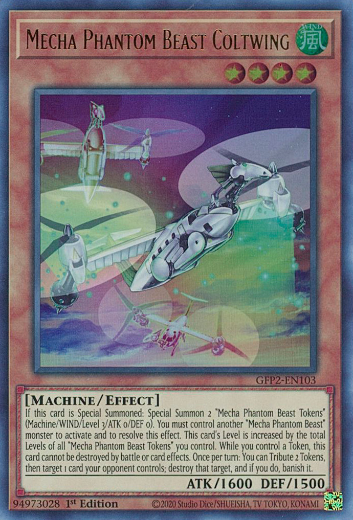 Mecha Phantom Beast Coltwing [GFP2-EN103] Ultra Rare | Shuffle n Cut Hobbies & Games