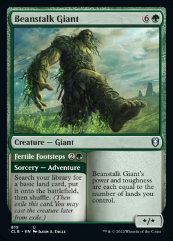 Beanstalk Giant // Fertile Footsteps [Commander Legends: Battle for Baldur's Gate] | Shuffle n Cut Hobbies & Games