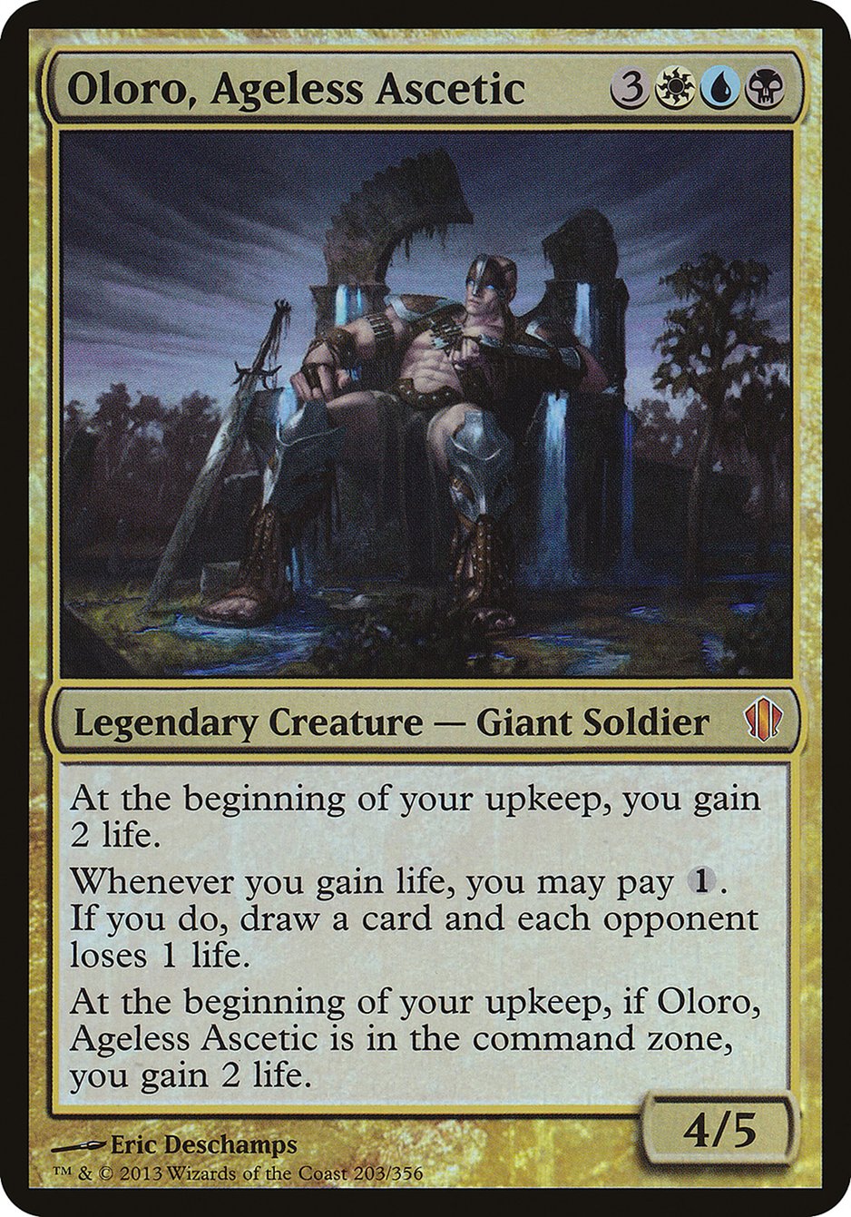 Oloro, Ageless Ascetic (Oversized) [Commander 2013 Oversized] | Shuffle n Cut Hobbies & Games