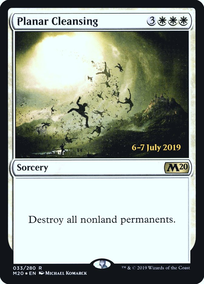 Planar Cleansing [Core Set 2020 Prerelease Promos] | Shuffle n Cut Hobbies & Games
