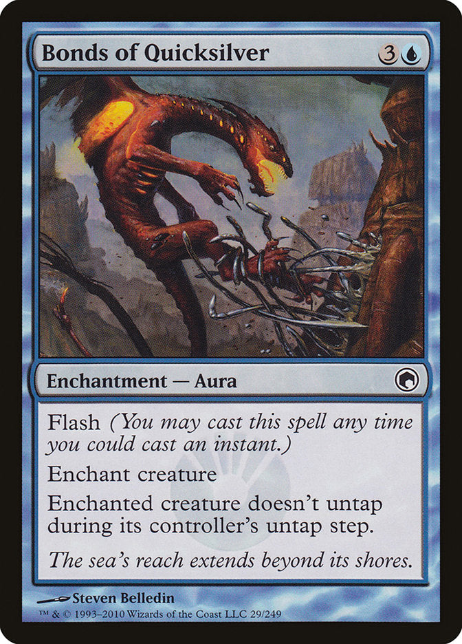 Bonds of Quicksilver [Scars of Mirrodin] | Shuffle n Cut Hobbies & Games
