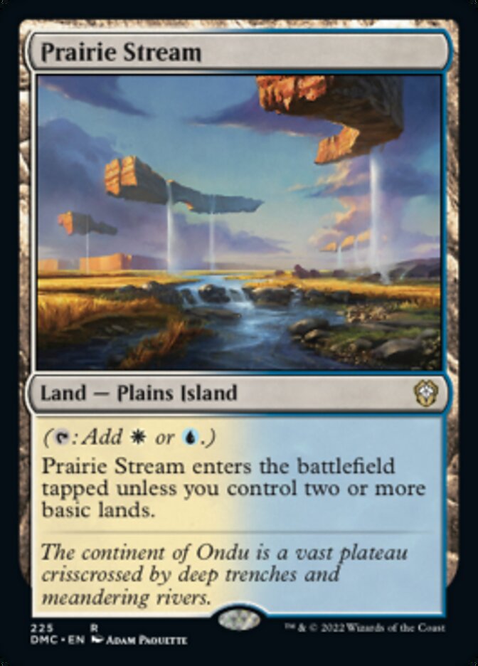 Prairie Stream [Dominaria United Commander] | Shuffle n Cut Hobbies & Games
