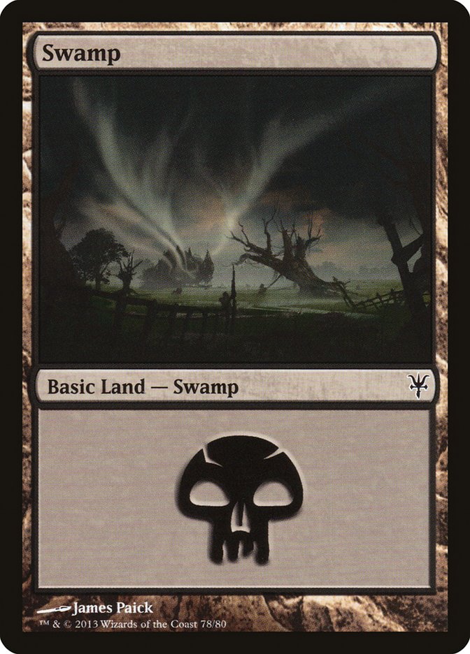 Swamp (78) [Duel Decks: Sorin vs. Tibalt] | Shuffle n Cut Hobbies & Games