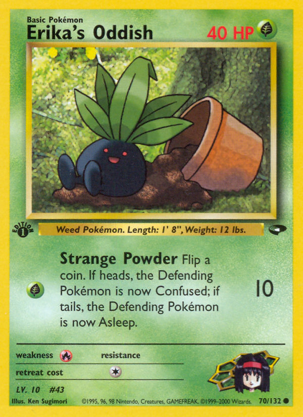 Erika's Oddish (70/132) [Gym Challenge 1st Edition] | Shuffle n Cut Hobbies & Games