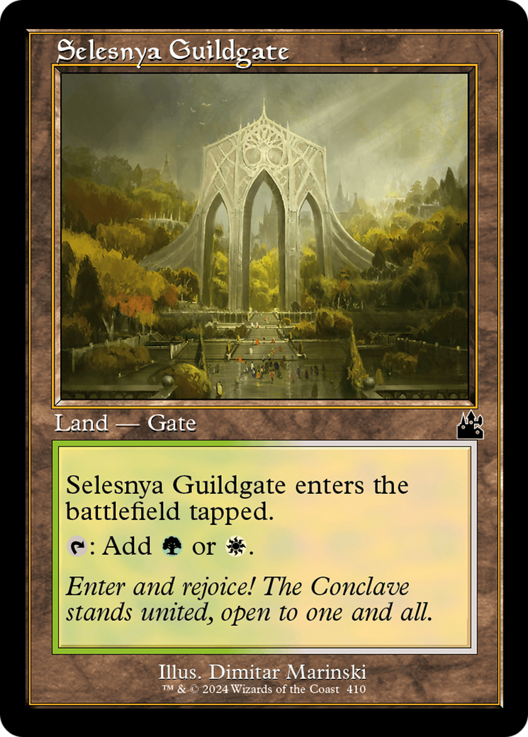 Selesnya Guildgate (Retro Frame) [Ravnica Remastered] | Shuffle n Cut Hobbies & Games