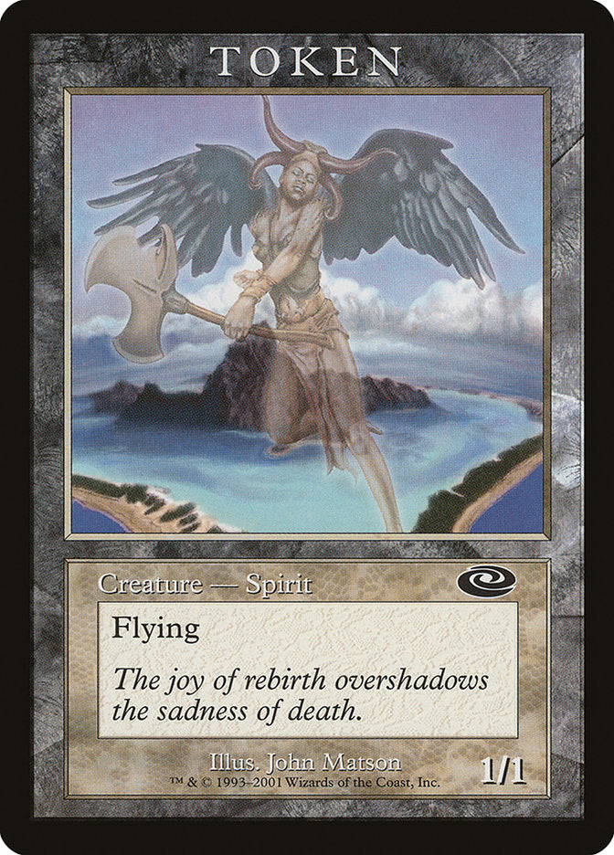 Spirit Token [Magic Player Rewards 2001] | Shuffle n Cut Hobbies & Games