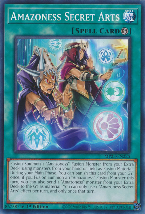 Amazoness Secret Arts [MP23-EN225] Common | Shuffle n Cut Hobbies & Games