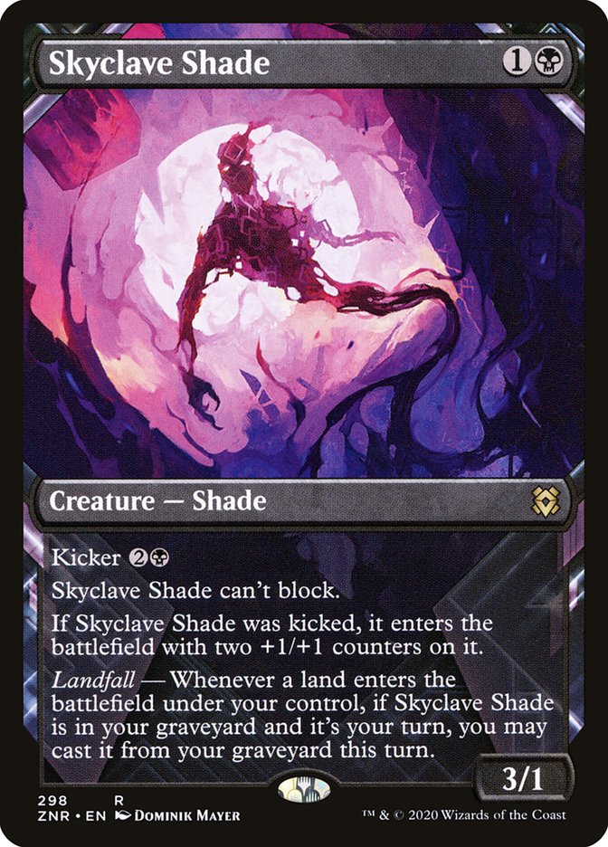 Skyclave Shade (Showcase) [Zendikar Rising] | Shuffle n Cut Hobbies & Games