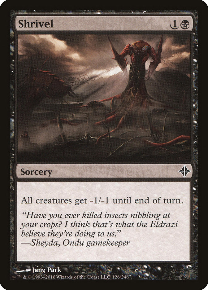 Shrivel [Rise of the Eldrazi] | Shuffle n Cut Hobbies & Games