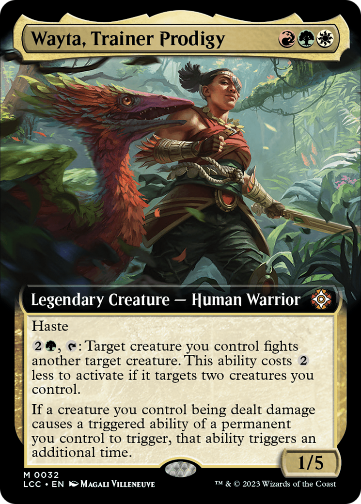 Wayta, Trainer Prodigy (Extended Art) [The Lost Caverns of Ixalan Commander] | Shuffle n Cut Hobbies & Games