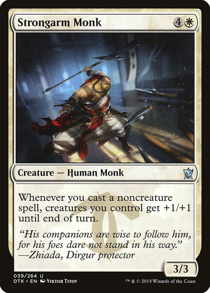 Strongarm Monk [Dragons of Tarkir] | Shuffle n Cut Hobbies & Games