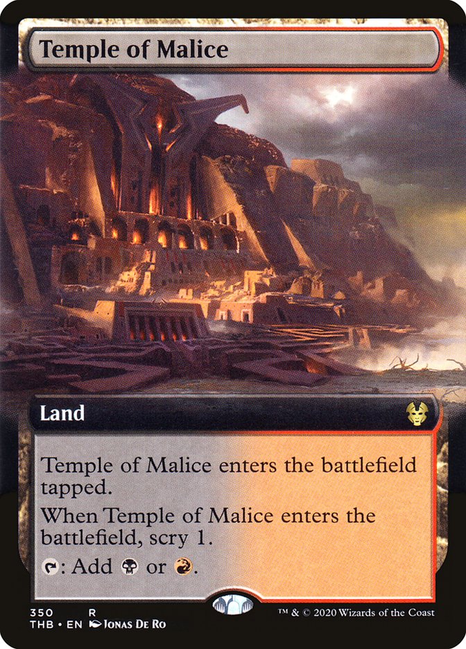 Temple of Malice (Extended Art) [Theros Beyond Death] | Shuffle n Cut Hobbies & Games