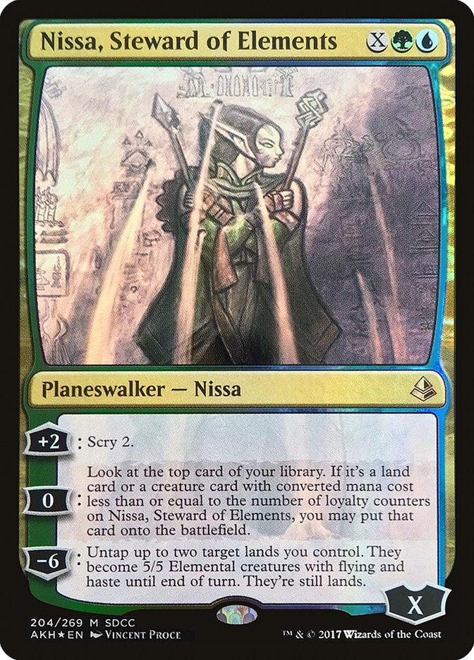 Nissa, Steward of Elements [San Diego Comic-Con 2017] | Shuffle n Cut Hobbies & Games