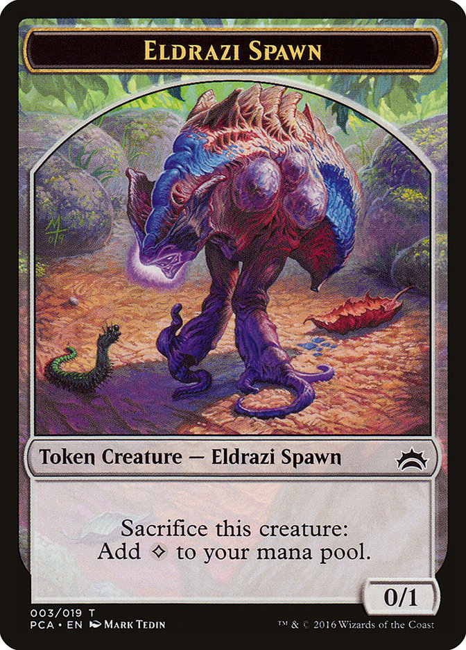 Eldrazi Spawn Token (003/019) [Planechase Anthology Tokens] | Shuffle n Cut Hobbies & Games