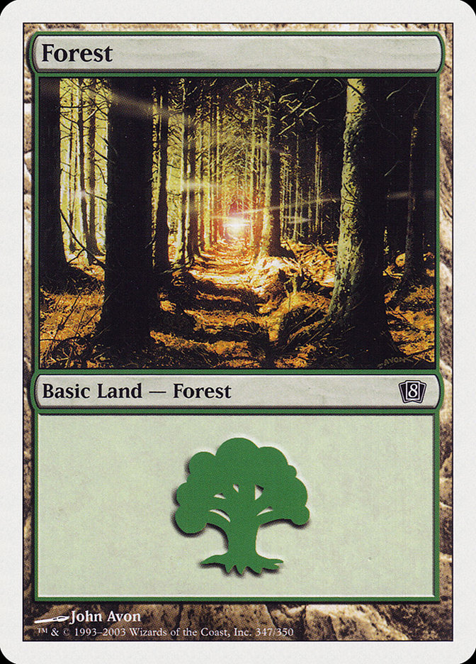 Forest (347) [Eighth Edition] | Shuffle n Cut Hobbies & Games