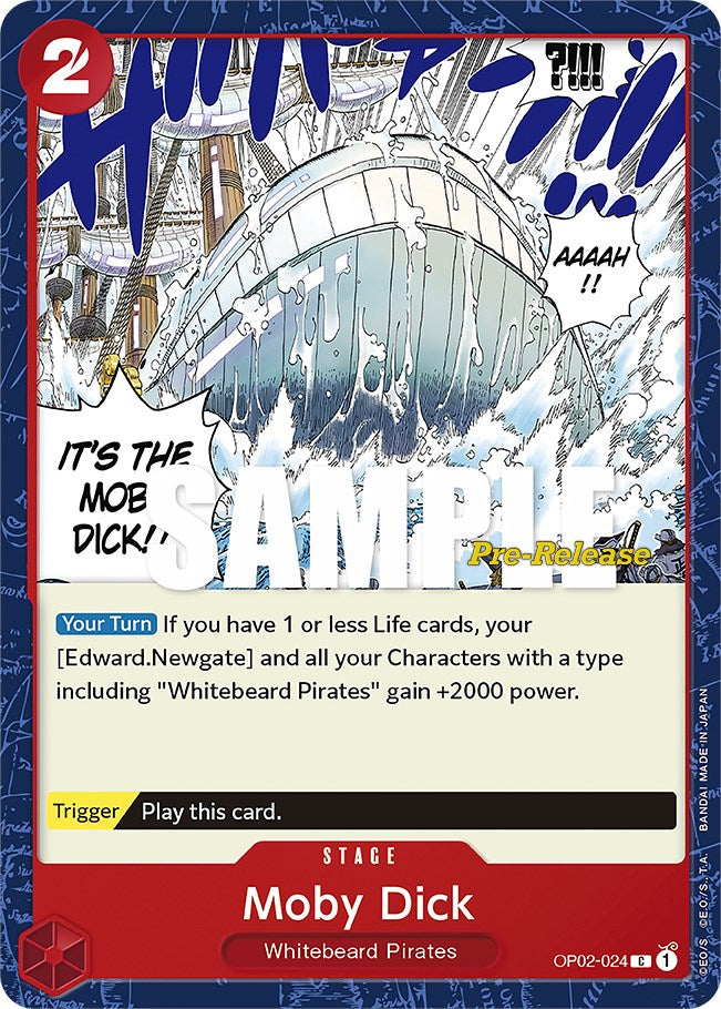 Moby Dick [Paramount War Pre-Release Cards] | Shuffle n Cut Hobbies & Games
