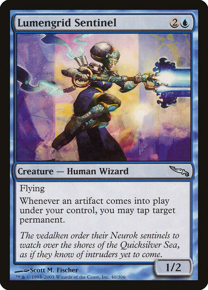 Lumengrid Sentinel [Mirrodin] | Shuffle n Cut Hobbies & Games