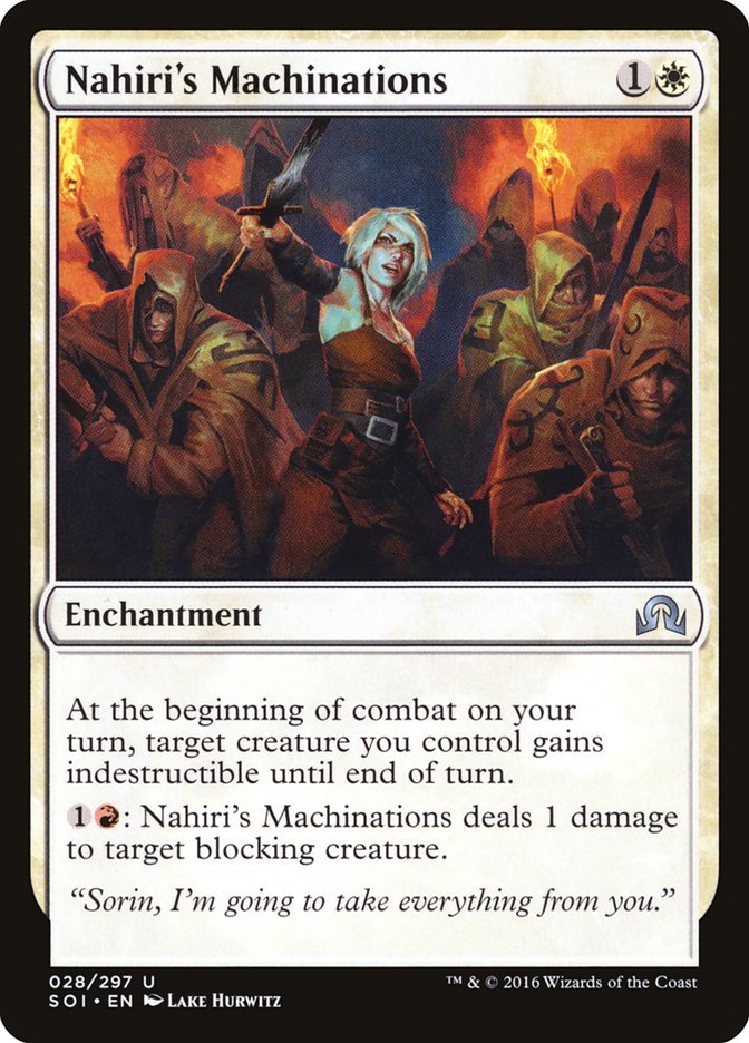 Nahiri's Machinations [Shadows over Innistrad] | Shuffle n Cut Hobbies & Games