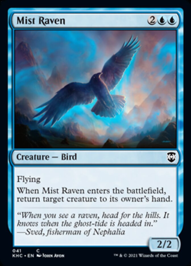 Mist Raven [Kaldheim Commander] | Shuffle n Cut Hobbies & Games