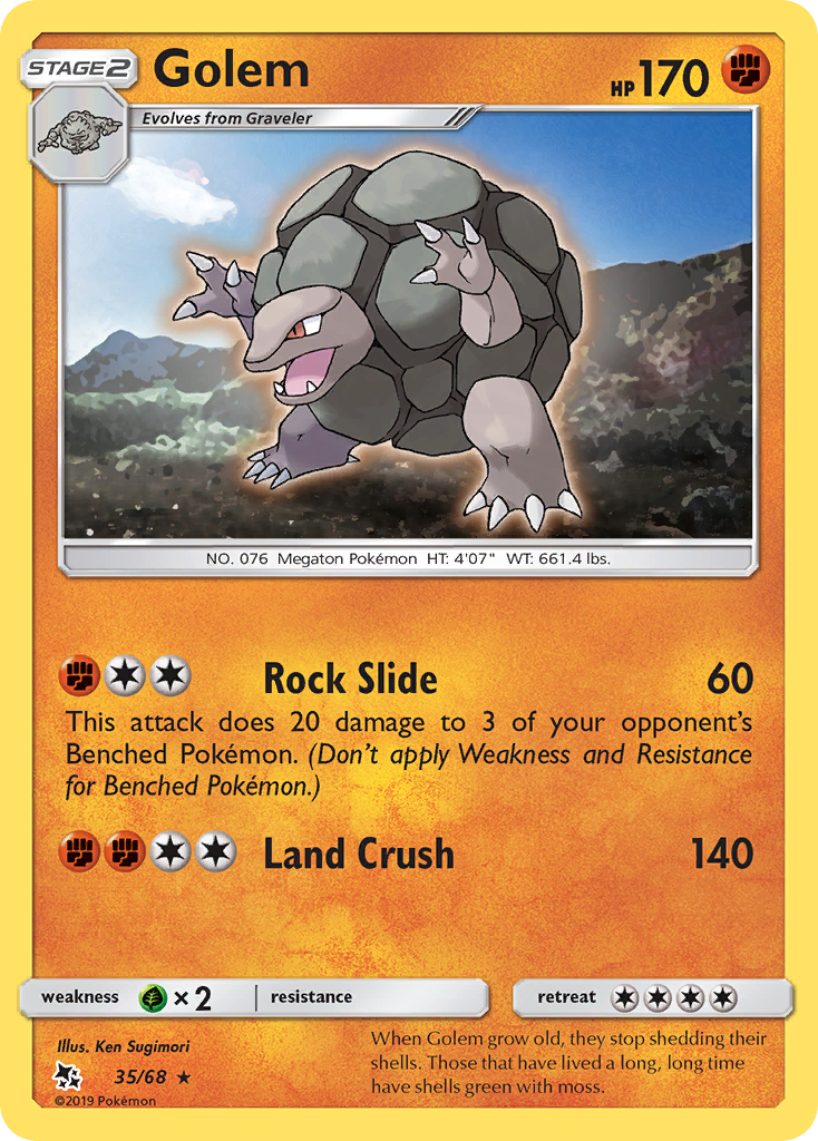 Golem (35/68) [Sun & Moon: Hidden Fates] | Shuffle n Cut Hobbies & Games