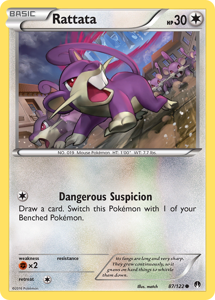 Rattata (87/122) [XY: BREAKpoint] | Shuffle n Cut Hobbies & Games