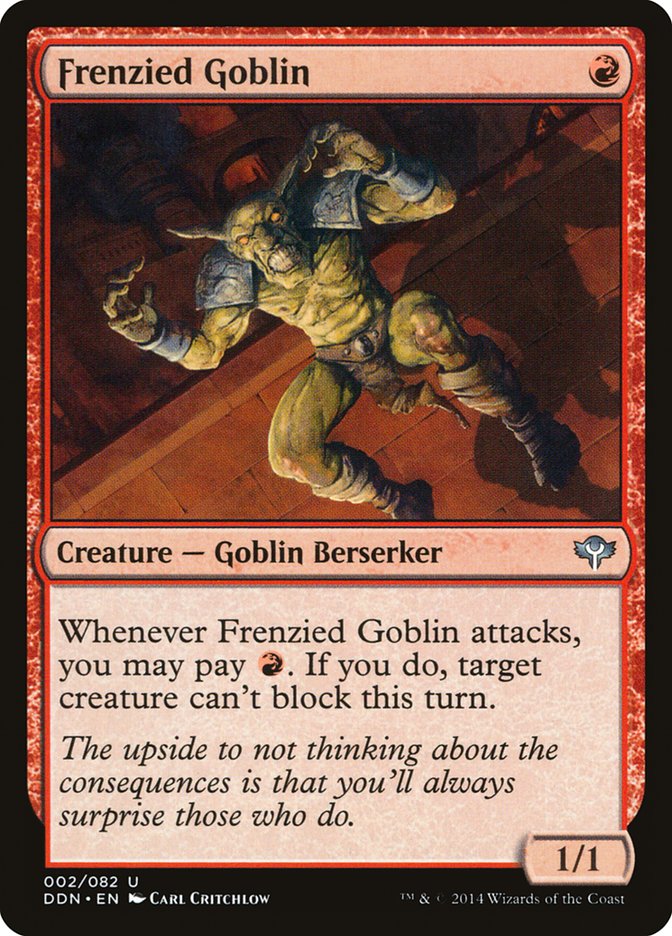 Frenzied Goblin [Duel Decks: Speed vs. Cunning] | Shuffle n Cut Hobbies & Games