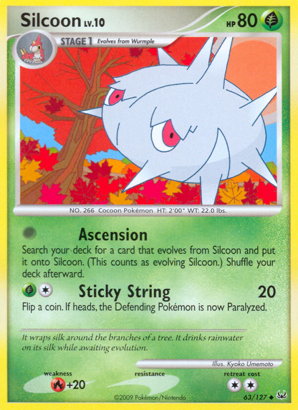 Silcoon (63/127) [Platinum: Base Set] | Shuffle n Cut Hobbies & Games