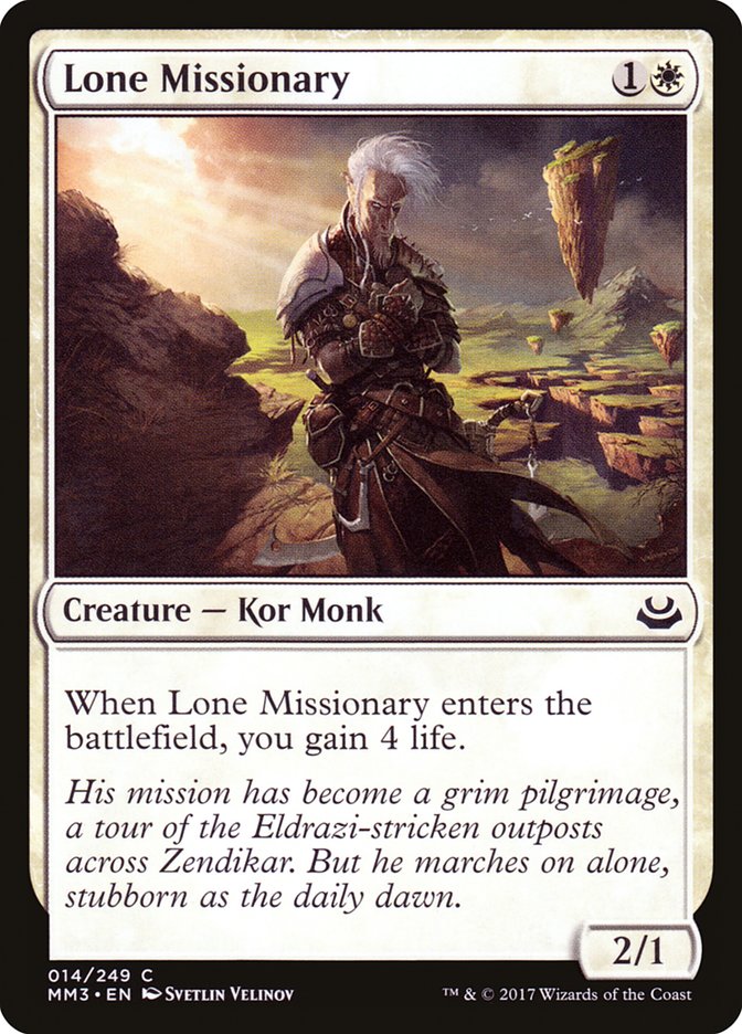 Lone Missionary [Modern Masters 2017] | Shuffle n Cut Hobbies & Games