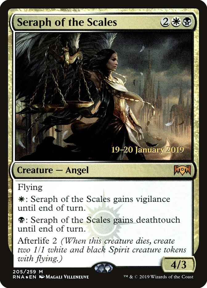 Seraph of the Scales [Ravnica Allegiance Prerelease Promos] | Shuffle n Cut Hobbies & Games