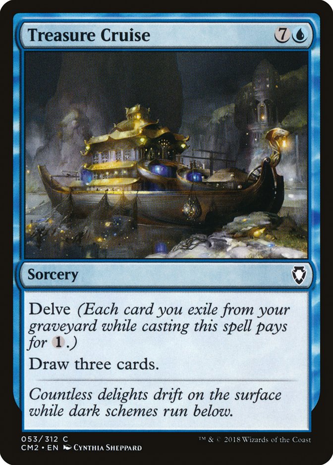 Treasure Cruise [Commander Anthology Volume II] | Shuffle n Cut Hobbies & Games
