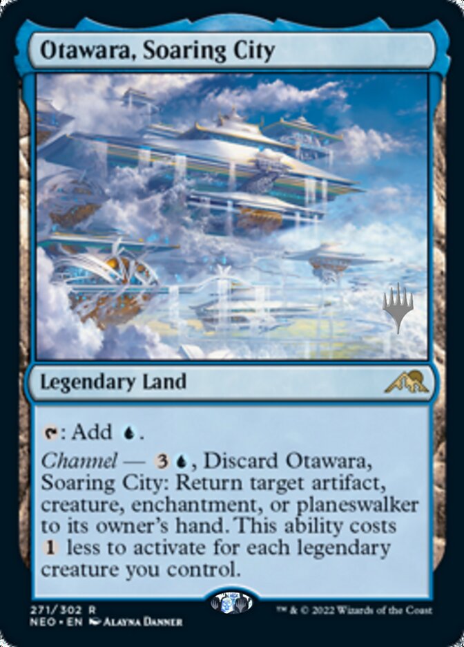 Otawara, Soaring City (Promo Pack) [Kamigawa: Neon Dynasty Promos] | Shuffle n Cut Hobbies & Games