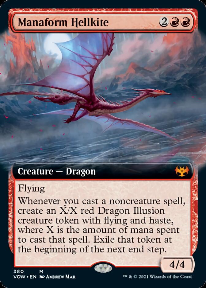 Manaform Hellkite (Extended Art) [Innistrad: Crimson Vow] | Shuffle n Cut Hobbies & Games