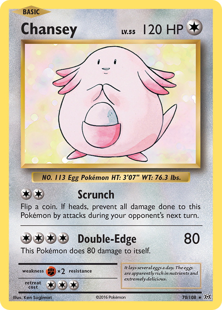 Chansey (70/108) [XY: Evolutions] | Shuffle n Cut Hobbies & Games