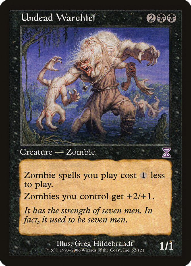 Undead Warchief [Time Spiral Timeshifted] | Shuffle n Cut Hobbies & Games