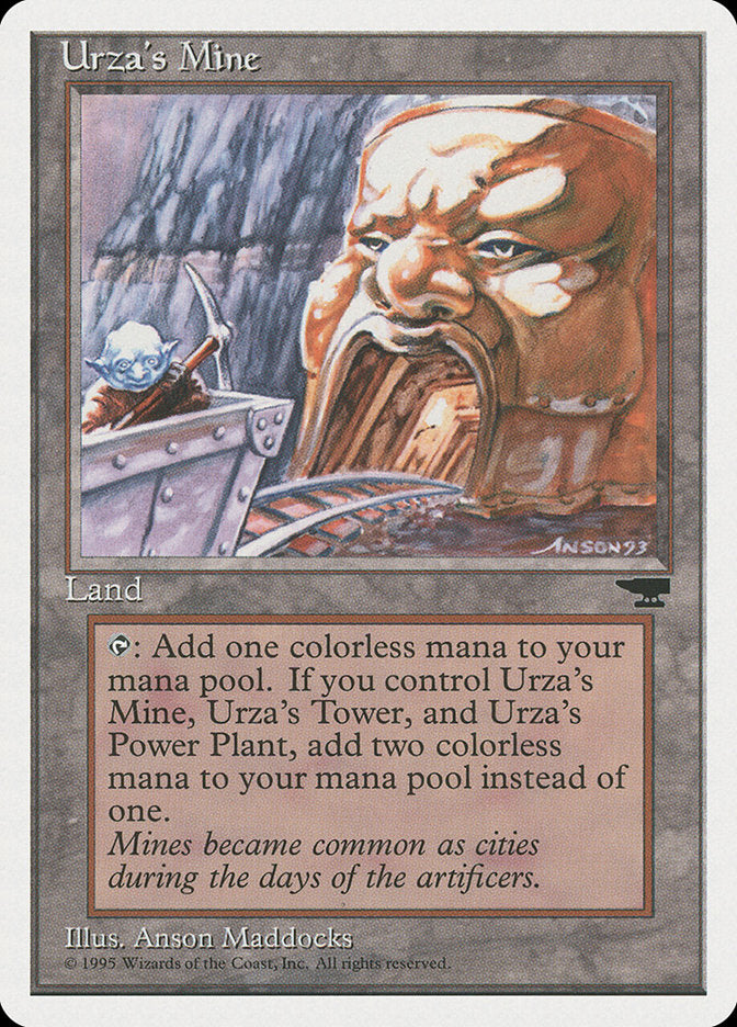 Urza's Mine (Mine Cart Entering Mouth) [Chronicles] | Shuffle n Cut Hobbies & Games