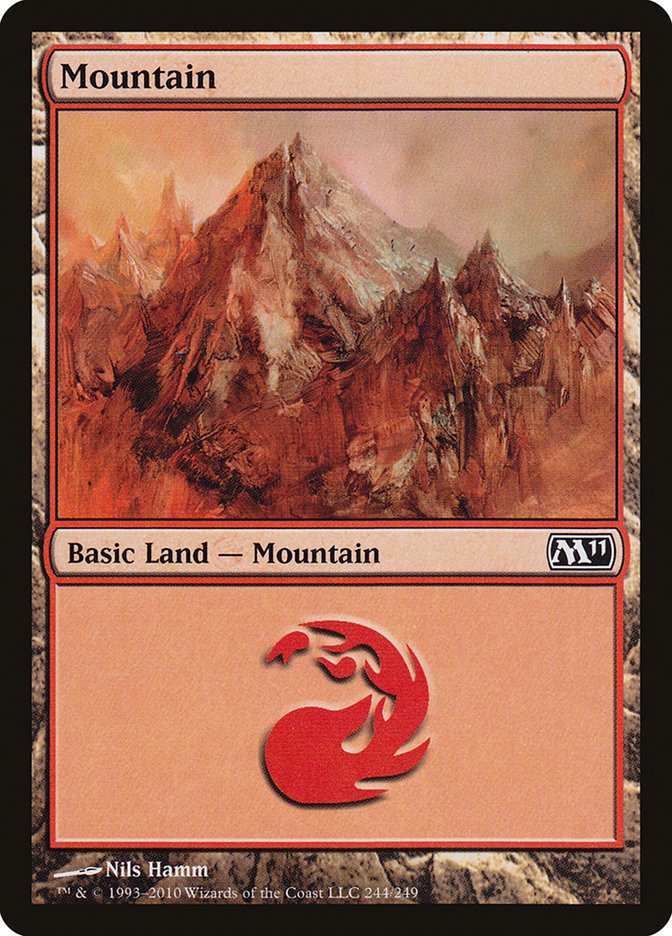 Mountain (244) [Magic 2011] | Shuffle n Cut Hobbies & Games