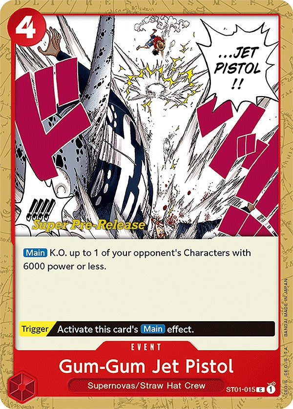 Gum-Gum Jet Pistol [Super Pre-Release Starter Deck: Straw Hat Crew] | Shuffle n Cut Hobbies & Games