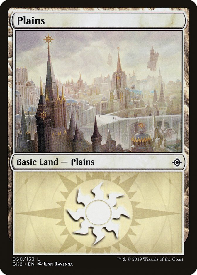 Plains (50) [Ravnica Allegiance Guild Kit] | Shuffle n Cut Hobbies & Games