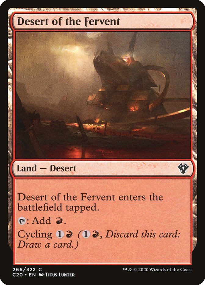 Desert of the Fervent [Commander 2020] | Shuffle n Cut Hobbies & Games