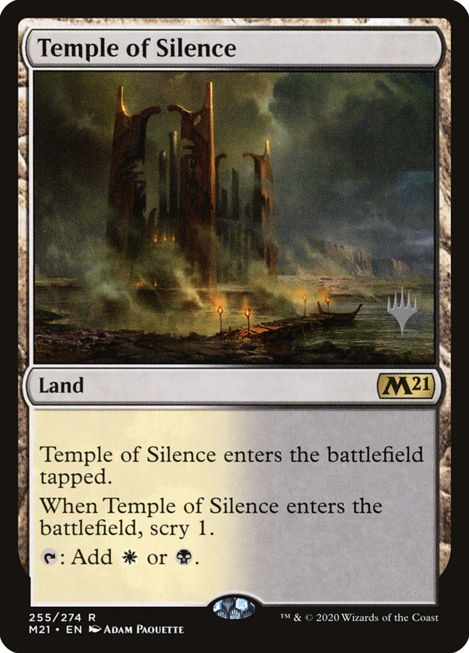 Temple of Silence (Promo Pack) [Core Set 2021 Promos] | Shuffle n Cut Hobbies & Games