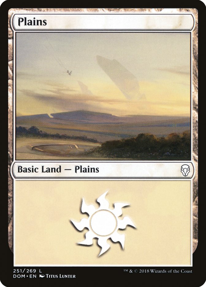 Plains (251) [Dominaria] | Shuffle n Cut Hobbies & Games