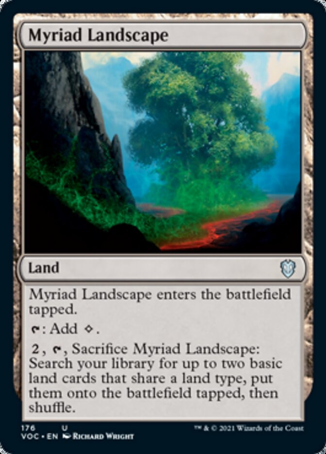 Myriad Landscape [Innistrad: Crimson Vow Commander] | Shuffle n Cut Hobbies & Games