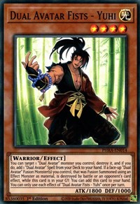 Dual Avatar Fists - Yuhi [PHRA-EN014] Super Rare | Shuffle n Cut Hobbies & Games