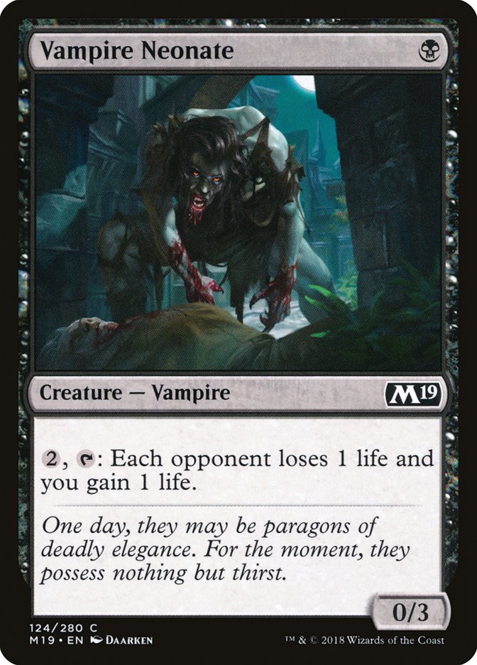 Vampire Neonate [Core Set 2019] | Shuffle n Cut Hobbies & Games