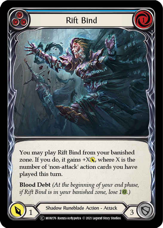 Rift Bind (Blue) [U-MON176] Unlimited Edition Normal | Shuffle n Cut Hobbies & Games