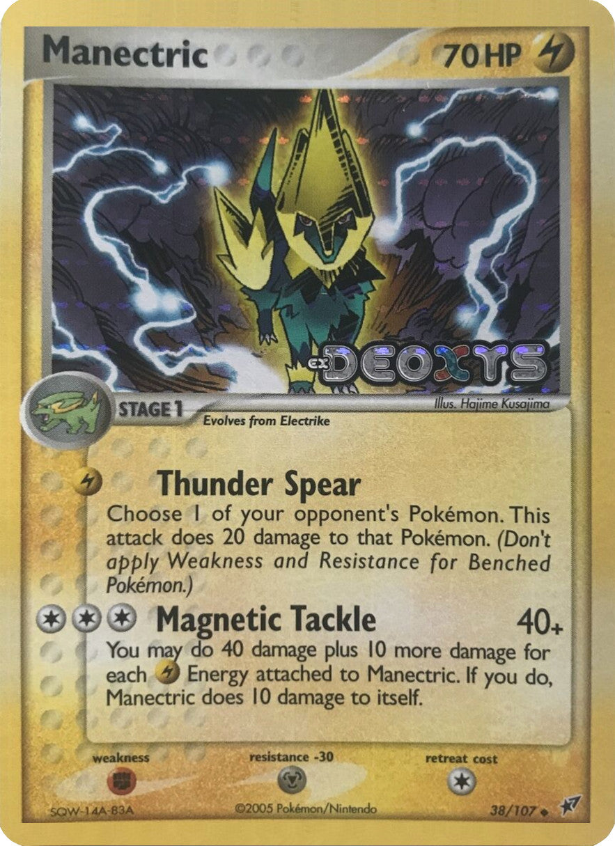 Manectric (38/107) (Stamped) [EX: Deoxys] | Shuffle n Cut Hobbies & Games