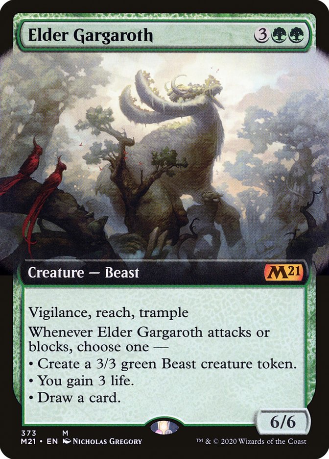 Elder Gargaroth (Extended Art) [Core Set 2021] | Shuffle n Cut Hobbies & Games