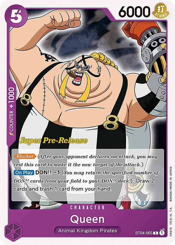Queen [Super Pre-Release Starter Deck: Animal Kingdom Pirates] | Shuffle n Cut Hobbies & Games